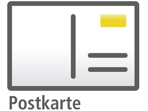 Monatliches Abonnement - Sondermarken zu 0,45 EUR, nassklebend, Postkarte