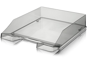 HAN Briefablage Klassik grau-transparent 