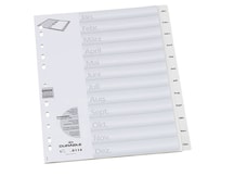 Durable Register Jan - Dez, A4 - 12-teilig