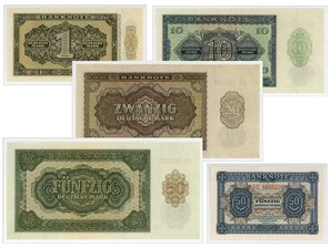 Frhe Mark Banknoten DDR