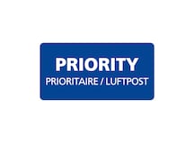 Priority Luftpostaufkleber, Rolle à 250 Stück