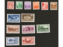 Liechtenstein Steckkarte Serie "Landschaften"