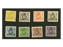 Liechtenstein Steckkarte "Wappen mit Putten"