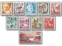 Alliierte Besetzung - Franz. Zone: "Persönlichkeiten und Ansichten III" - Rheinland-Pfalz