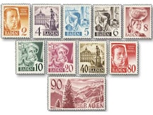 Alliierte Besetzung - Franz. Zone: "Persönlichkeiten und Ansichten III" - Baden