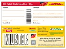 Paketmarke bestellen