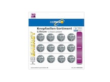 Heitech Knopfzellen Sortiment - 12 Stück