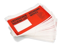 Lieferschein-/Dokumententasche DIN lang, rot