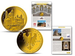 Gold-Numisblatt 2019: "UNESCO-Welterbe Dom zu Speyer"