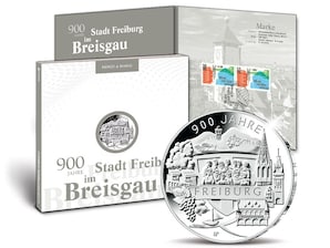 Numisfolder Mnze &amp; Marke: &#034;900 Jahre Freiburg&#034;
