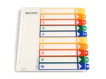 Bild Leitz Register - Zahlen 1-10