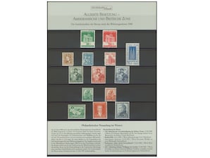 Alliierte Besatzung, Bizone, Alle Sondermarken-Ausgaben, postfrisch