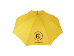 Stockschirm gelb