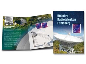 Erinnerungsblatt &#034;Radioteleskop Effelsberg&#034;