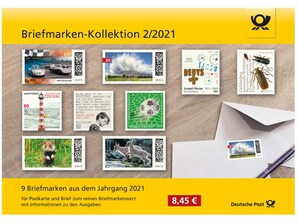 Steckkarte: &#034;Briefmarken-Kollektion 2/2021&#034; 