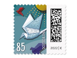 Brieftaube, Briefmarke zu 0,85 EUR, 10er-Bogen