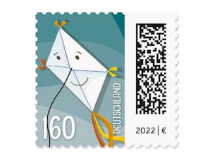 Briefdrachen, Briefmarke zu 1,60 EUR, 10er-Bogen