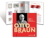 Schmuckblatt 150. Geburtstag Otto Braun