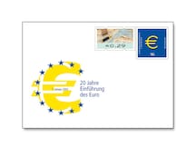 Gedenkbriefumschlag 20 Jahre Einführung des Euro