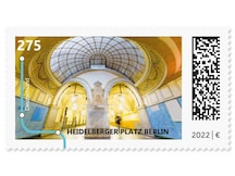 Eingang zu den Gleisen Heidelberger Platz