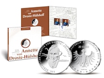 Numisfolder Münze & Marke: "225. Geburtstag Annette von Droste-Hülshoff"