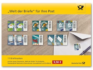 Steckkarte &#034;Welt der Briefe&#034;