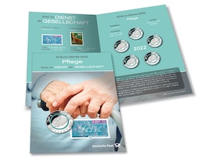 Numiskarte &#034;Pflege&#034;, Stempelglanz