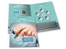 Numiskarte "Pflege", Spiegelglanz