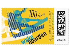 Nicht Olympische Sportarten - &#034;Wakeboarden&#034;, Briefmarke zu 1,00 + 0,45 EUR, 10er-Bogen