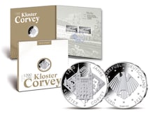 Numisfolder Münze & Marke: "1200 Jahre Kloster Corvey"