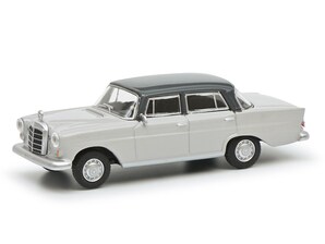 Mercedes-Benz 200 D Heckflosse, hellgrau, 1:64