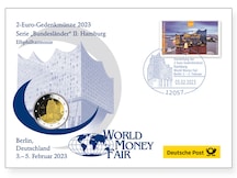 Gedenkbrief World Money Fair 2023 Hamburg Elbphilharmonie