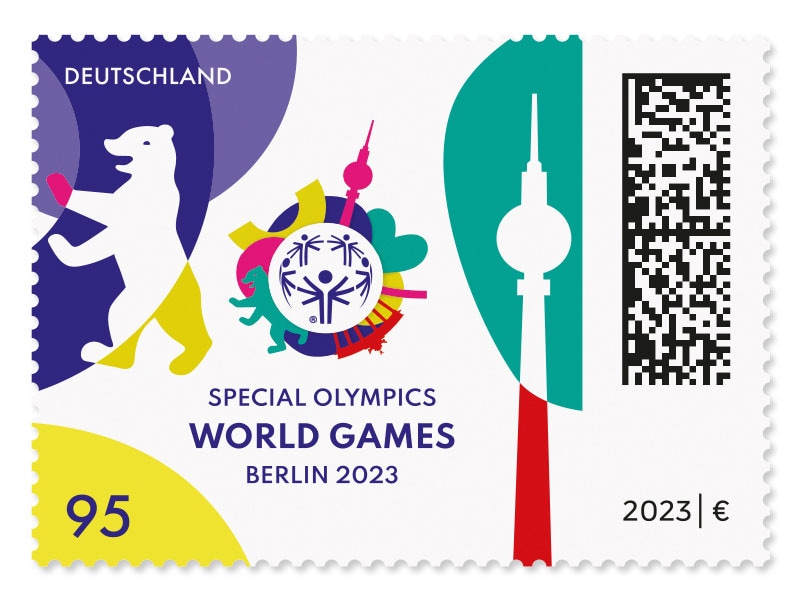 Special Olympics World Games Berlin 2023, Briefmarke zu 0,95 €, 10er