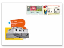 Gedenkbriefumschlag 100 Jahre Bauhausausstellung Weimar