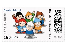 Die Mainzelmännchen Anordnung Gruppe rund
