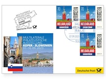 Messebeleg "Multilaterale Philatelistische Ausstellung Koper · Slowenien" 2023