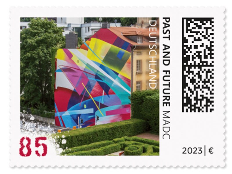MadC - Past and Future, Briefmarke zu 0,85 ?, 10er-Bogen