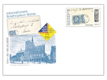Messebriefumschlag "Internationale Briefmarken-Börse Ulm"