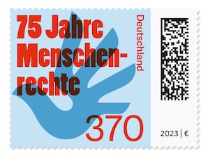 75 Jahre Allgemeine Erklrung der Menschenrechte, Briefmarke zu 3,70 EUR, 10er-Bogen