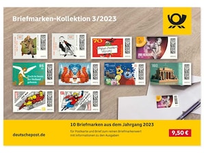 Steckkarte "Briefmarken-Kollektion 3/2023"