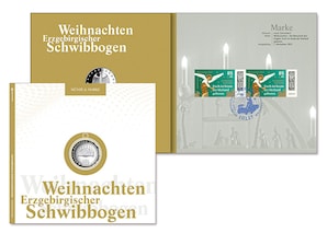 Numisfolder Mnze und Marke: "Erzgebirgischer Schwibbogen"
