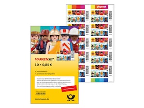 Markenset Spielfiguren, Briefmarke zu 0,85 EUR, 10er-Set