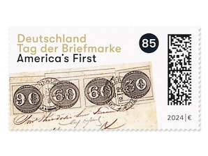 Schtze der Philatelie - America&apos;s First, Briefmarke zu 0,85 EUR, 10er-Bogen