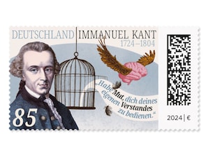 300. Geburtstag Immanuel Kant, Briefmarke zu 0,85 EUR, 10er-Bogen