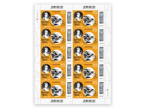 175. Geburtstag Bertha Benz, Briefmarke zu 0,70 EUR, 10er-Bogen