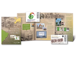 Gedenkset "200 Jahre deutsche Einwanderung in Brasilien"