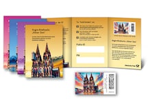 Krypto-Briefmarke "Kölner Dom"