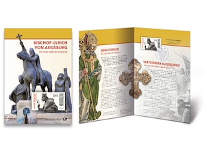 Erinnerungsblatt "Bischof Ulrich von Augsburg"