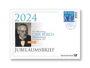 Jubilumsbrief "150. Geburtstag Carl Bosch"