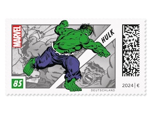 Hulk, Briefmarke zu 0,85 EUR, 10er-Bogen